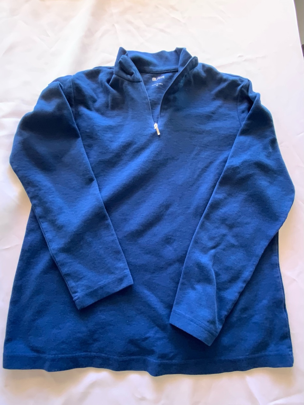 Blair Men's Royal Blue Half-Zip Sweater